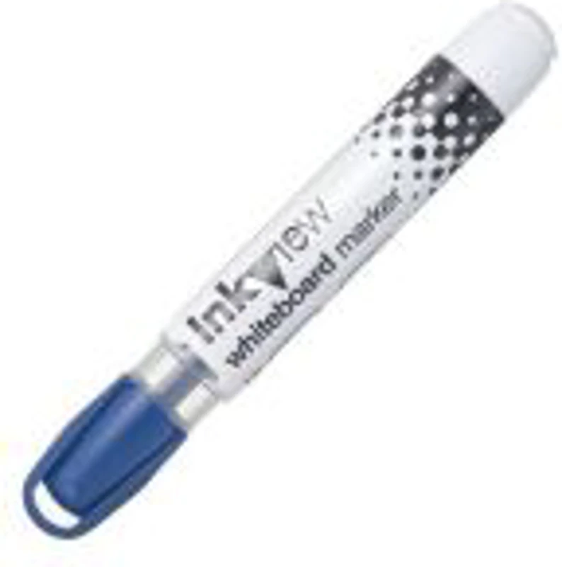 Marker tabla UNI InkView PWB-202, varf rotund, 1. 8-2. 2mm, albastru