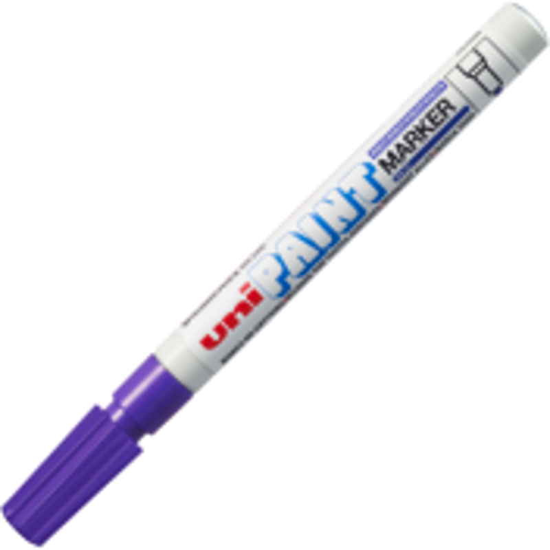Marker cu vopsea UNI PX-21, varf rotund, 0. 8-1. 2mm, violet