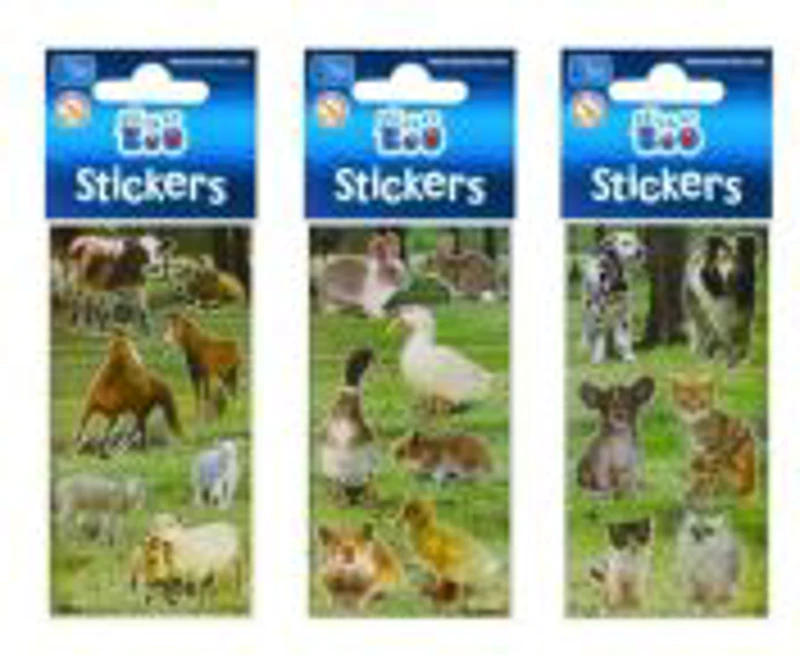 Abtibilduri - animale domestice, set 6-7 buc, Sticker Boo, 382529