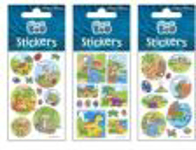 Abtibilduri - dinozauri, set 10-13 buc, Sticker Boo, 382532