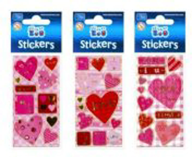 Abtibilduri - inimi love, set 11-13 buc, Sticker Boo, 225030