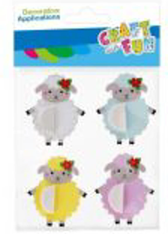 Abtibilduri - oite Paste 10x17cm, Craft with Fun, 531800, set 4 buc