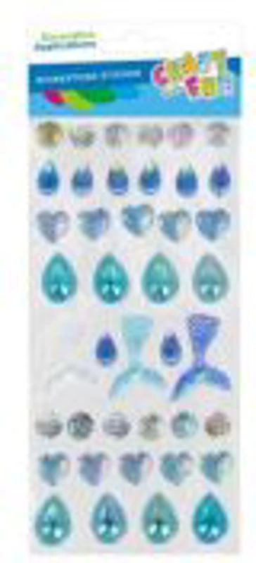 Accesorii creatie - stickere autoadezive - sirena cristal, 8x20 cm, Craft with Fun 567265