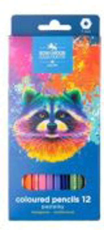 Creioane colorate Koh-i-noor Raton K3552-12R, 12 culori