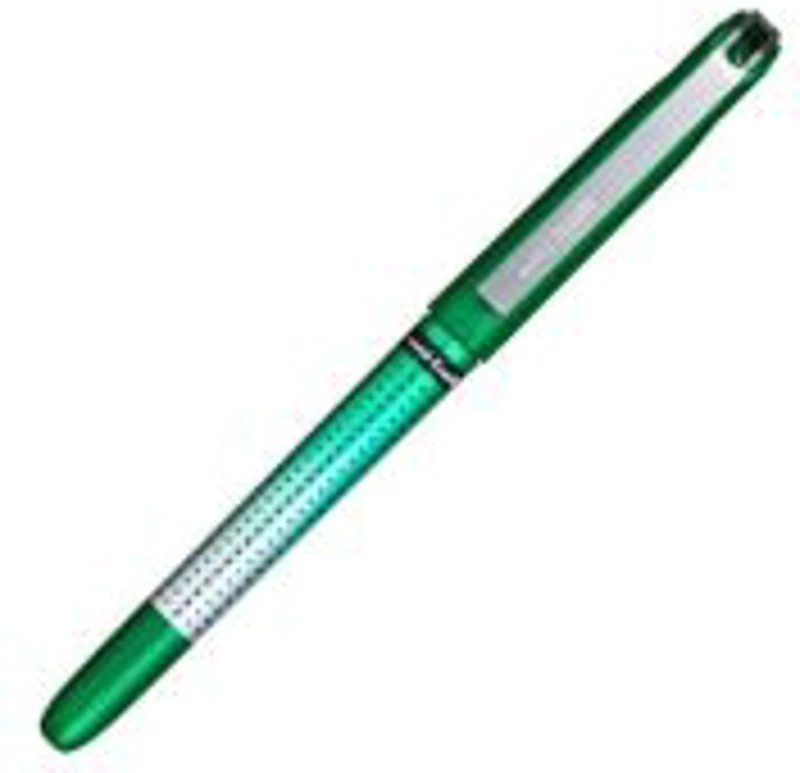 Roller Uni-ball Eye NeedlePoint UB-185S, 0. 5mm, corp in culoarea scrisului, verde