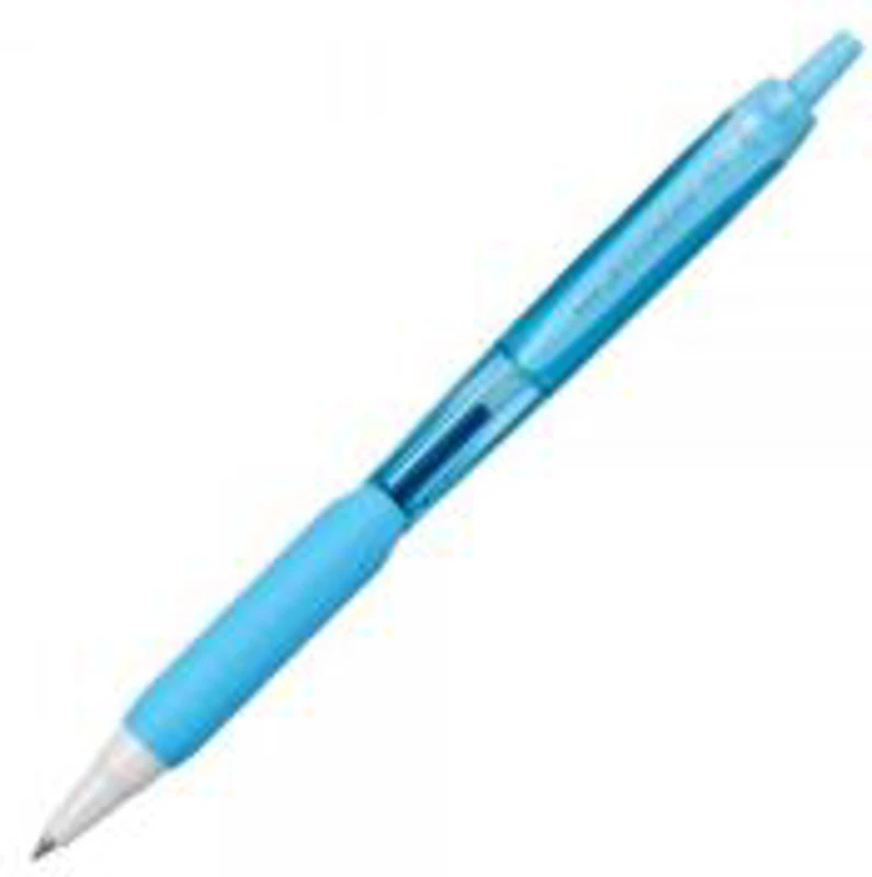 Pix Jetstream Uni-ball SXN-101FL, 0. 7mm, cu mecanism, grip cauciucat, scris albastru, aqua