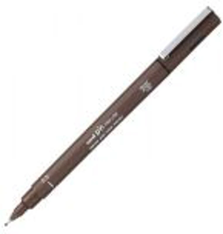 Liner UNI PIN-200, pe baza de apa, varf normal, 0. 5 mm. sepia