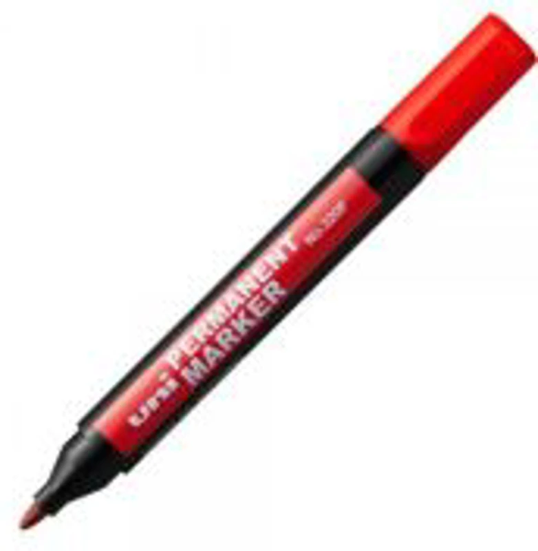 Marker permanent UNI 320F, varf rotund, 1. 0mm rosu