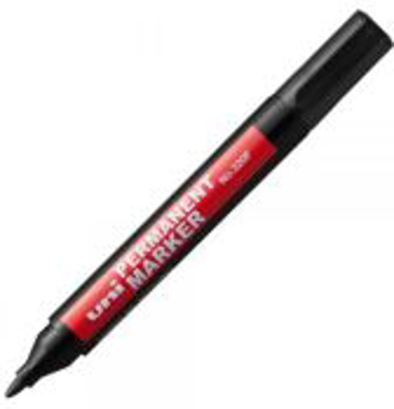 Marker permanent UNI 320F, varf rotund, 1. 0mm negru