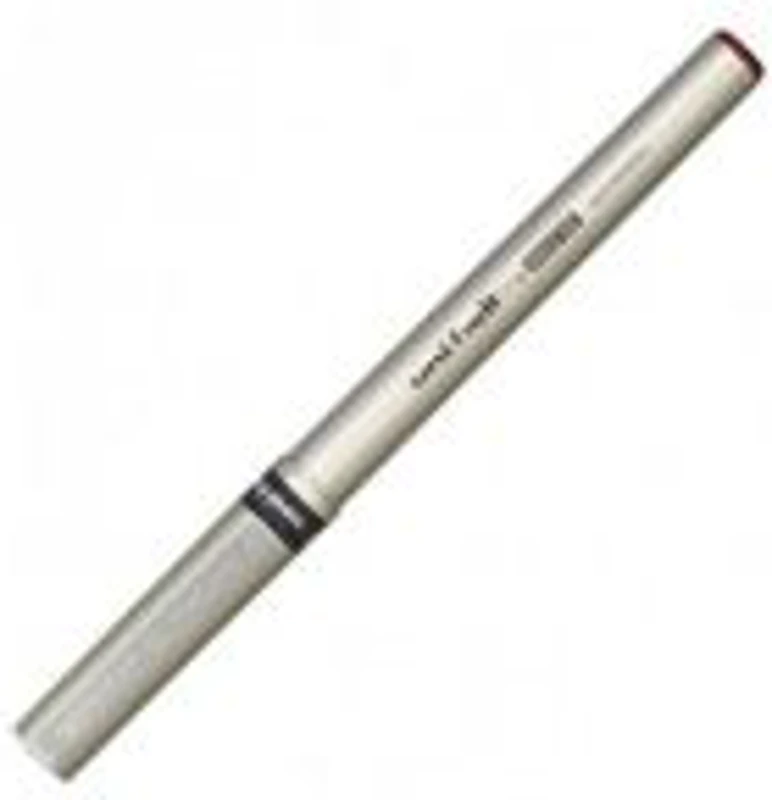 Roller Uni-ball DeLuxe UB-177, 0. 7mm, corp auriu, detalii in culoarea scrisului rosu