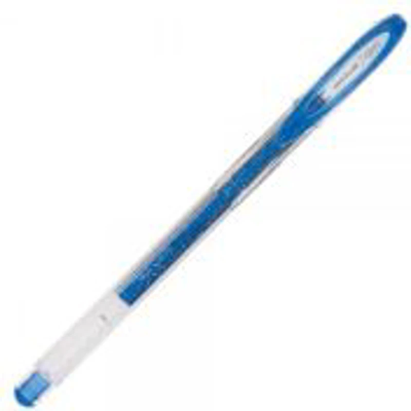 Pix cu gel Uni-ball Sparkling UM-120SP, 0. 7mm, cu capac, albastru cu sclipici