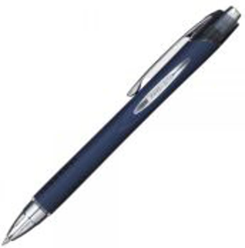 Pix Jetstream Uni-ball SXN-217, 0. 7mm, cu mecanism, corp albastru inchis, detalii in culoarea scrisului negru