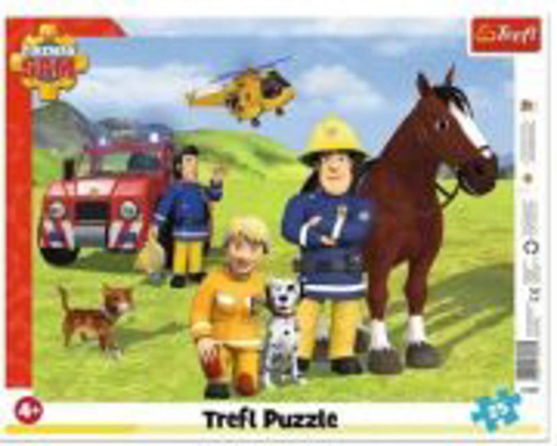 Puzzle carton 25 piese Trefl Pompierul Sam