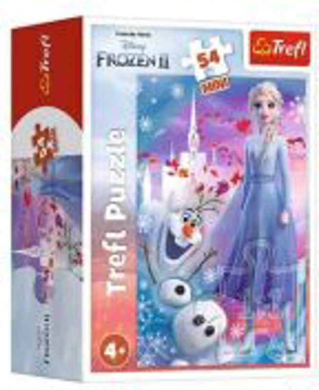 Puzzle carton 54 piese Trefl Mini. Frozen, Elsa si Olaf