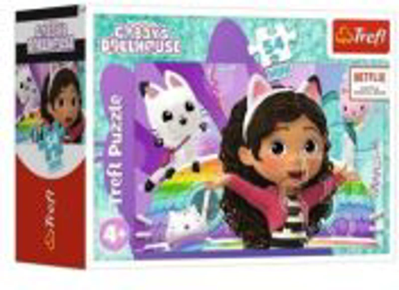Puzzle carton 54 piese Gabby's Dollhouse Aventurile lui Gabby