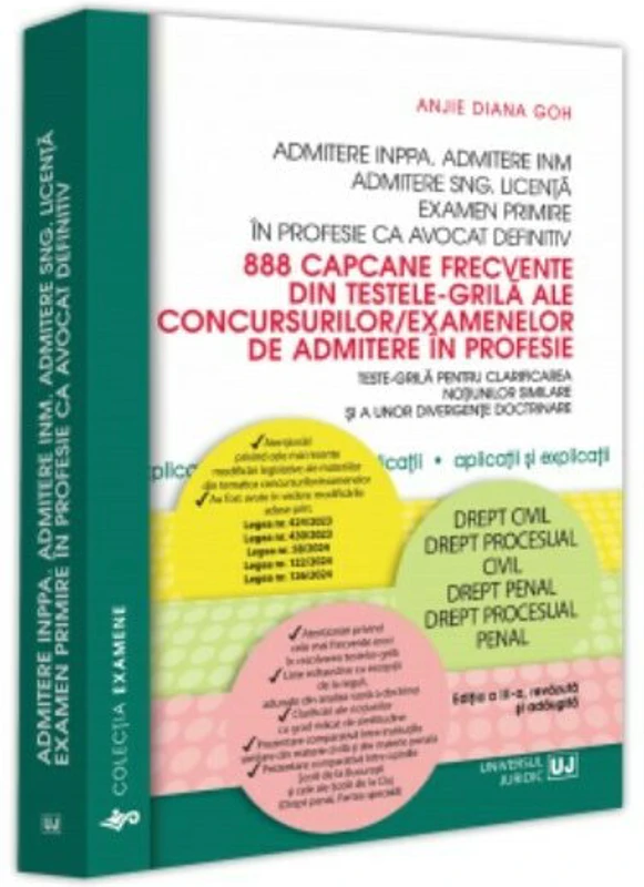 888 capcane frecvente din testele-grila ale concursurilor/examenelor de admitere in profesie. Editia a III-a, revazuta si adaugita
