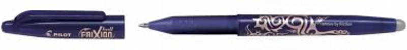 Roller cu gel Pilot Frixion Ball, fara mecanism, 1 mm, albastru