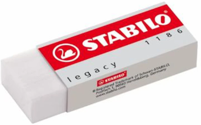 Radiera Stabilo Legacy 1186, 62 x 22 x 11 mm