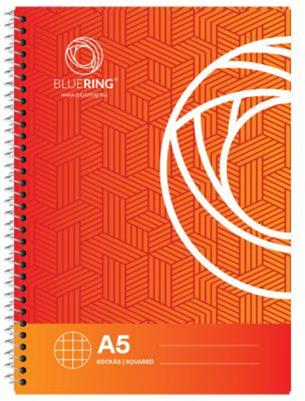 Caiet Bluering, A5, cu spira, 70 file, matematica