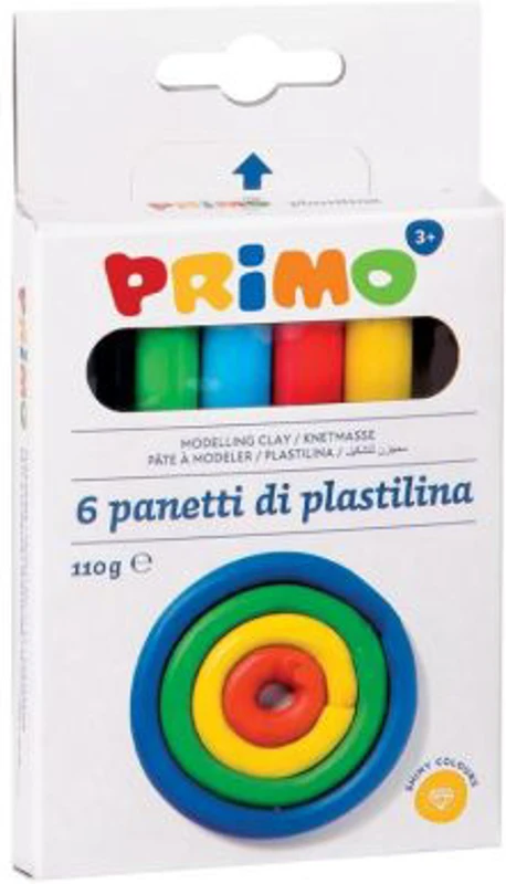 Plastilina Morocolor, 120g, 6 culori/cutie (MC15566)