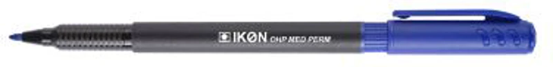 Marker permanent OHP IKON, varf mediu, 1 mm, albastru