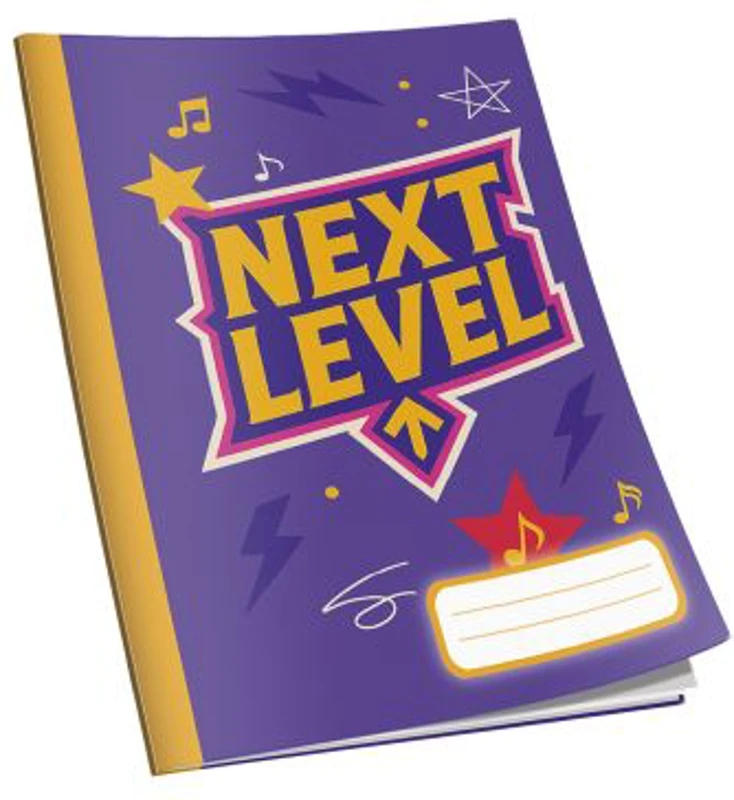 Caiet Next Level capsat A5, 48 file, 60g/mp, matematica, diverse modele de coperti