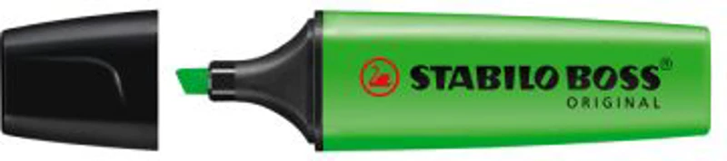 Textmarker Stabilo Boss, varf 2-5 mm, verde