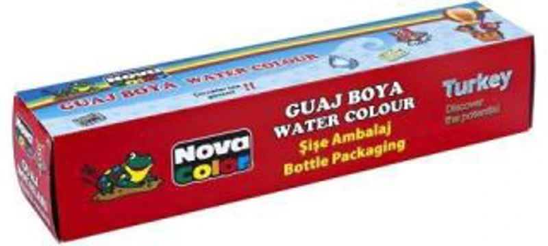 Culori guasa Nova Color, 6 culori x 25ml, NC-113