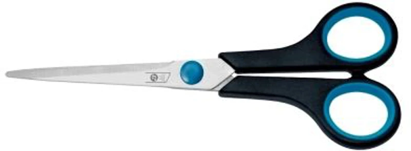 Foarfeca A-series, Soft Grip, 17. 8 cm, otel, negru