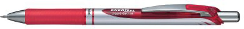 Roller cu gel, Energel Pentel, 0. 7 mm, plastic, rosu