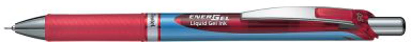 Roller cu gel, Pentel, Energel, 0. 5 mm, plastic, rosu