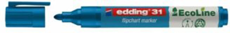 Marker flipchart Edding Ecoline, 1. 5-3 mm, albastru