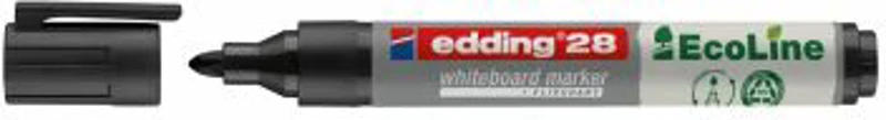 Marker pentru tabla Edding 28, ecologic, varf rotund, 1. 5-3 mm, negru