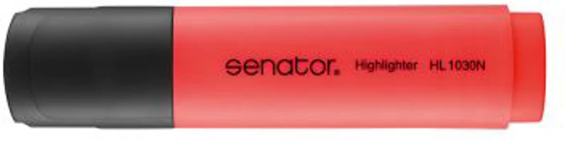 Textmarker Senator seria 1000, varf 1- 5 mm, rosu