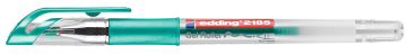 Roller cu gel, Edding, 2185, 0. 7 mm, plastic, verde metalic