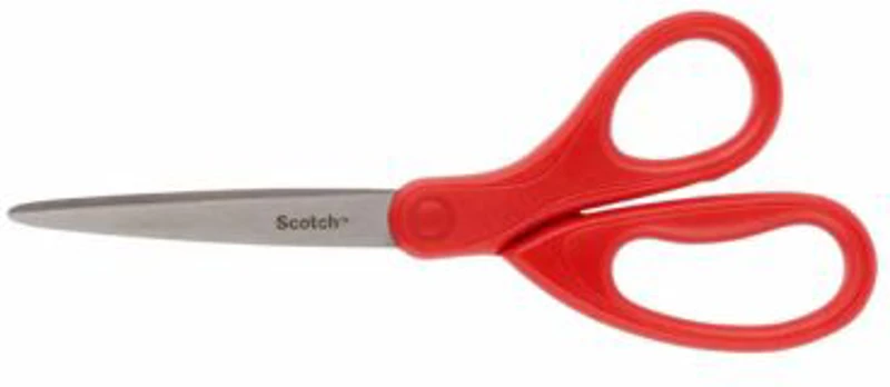Foarfeca Scotch, 18 cm, maner rosu