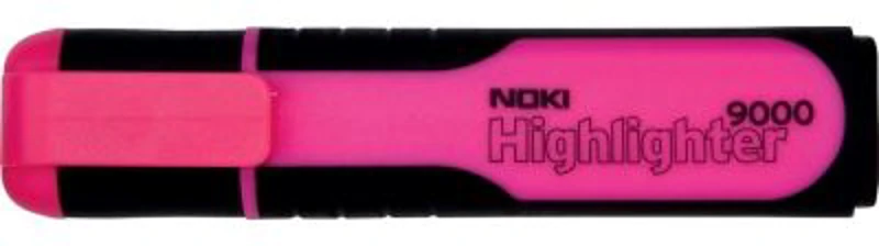 Textmarker Noki Wide 9000, varf retezat, 1-5 mm, roz