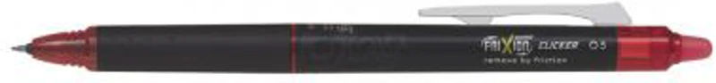 Roller cu gel Pilot Frixion Clicker, cu mecanism, 0. 5 mm, rosu