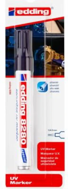 Marker Edding 8280 UV permanent, varf 1. 5-3 mm, blister