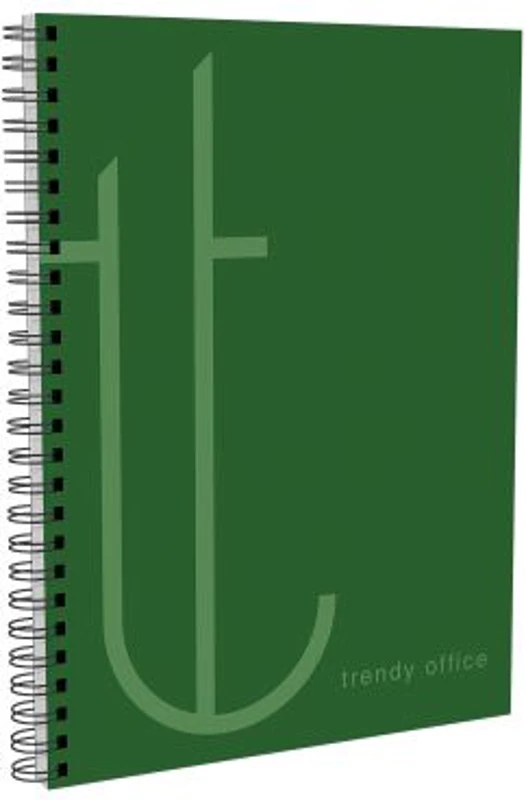 Caiet cu spira, Trendy Green, A4, matematica, 80 file