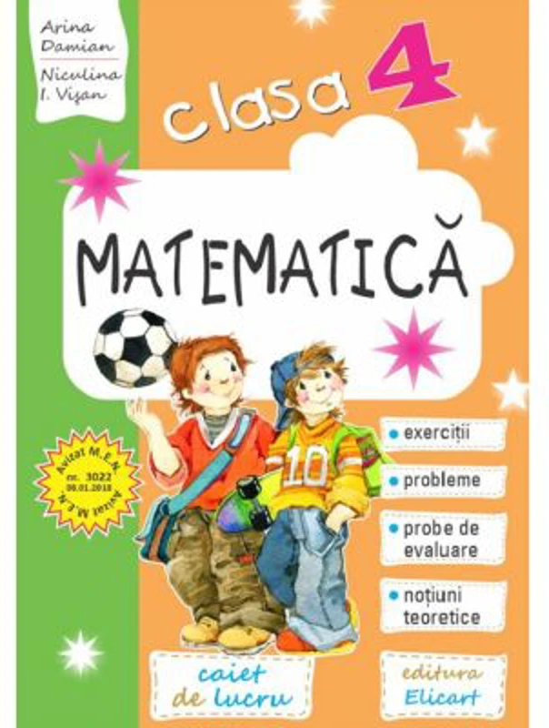 Matematica Clasa 4. Caiet editia 2023 - Arina Damian