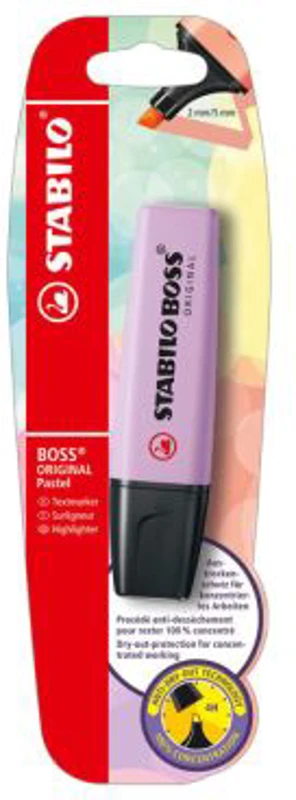 Textmarker Stabilo Boss Original Pastel, lila, blister