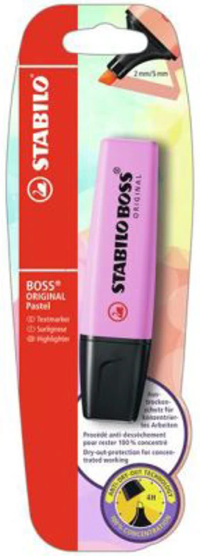 Textmarker Stabilo Boss Original Pastel, fuchsia, blister