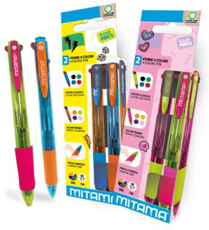Set pixuri Mitama, 4 culori, blister
