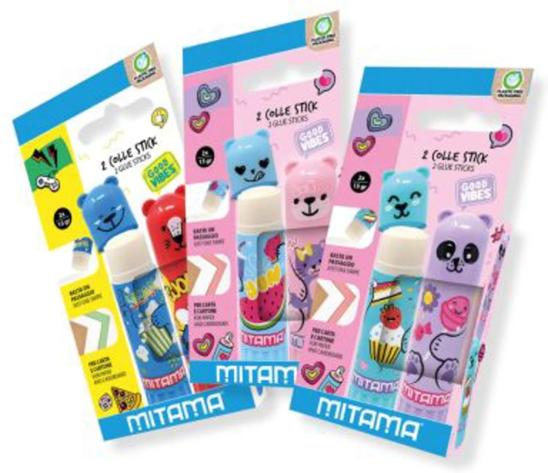 Lipici solid Mitama, 15 g, set 2 buc