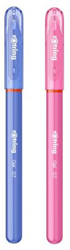Set roller cu gel Rotring, albastru, roz