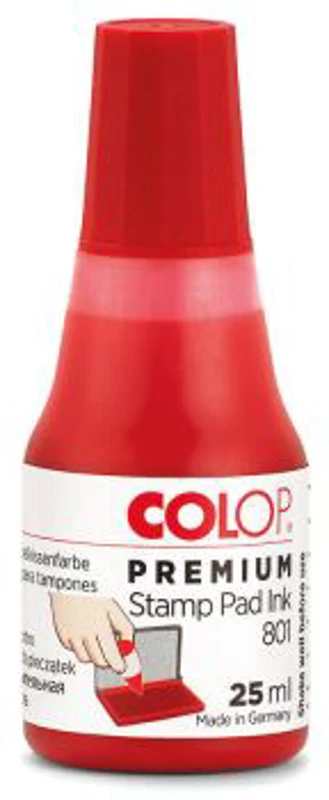 Tus pentru stampila Colop. 25 ml, rosu