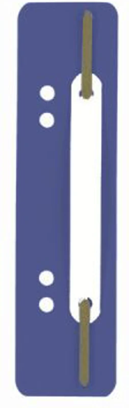 Alonje indosariere, albastru, 38x150 mm, plastic, 25 bucati/set