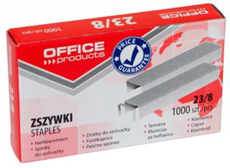 Capse Office Products 23/8, 1000 bucati/set