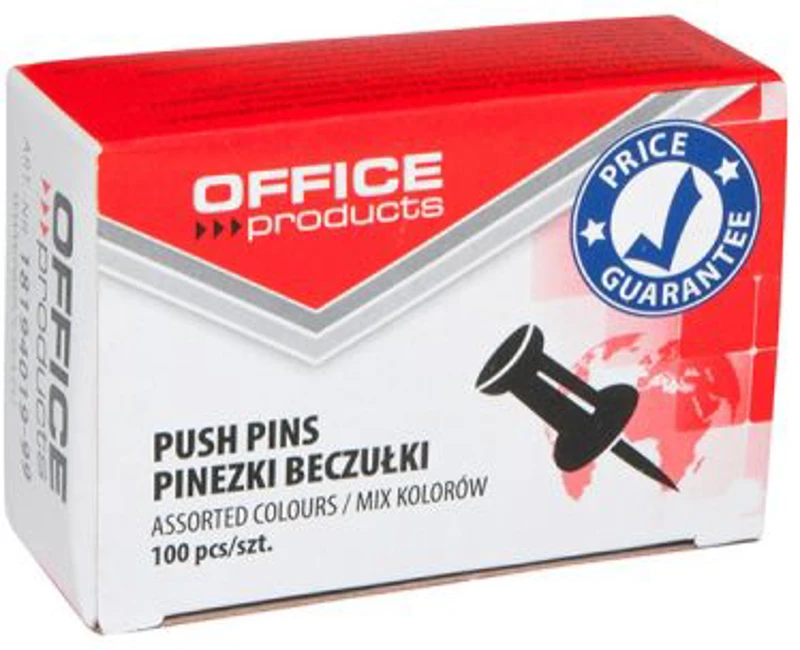 Ace pentru tabla de pluta Office Products 23/11, 100 bucati/cutie
